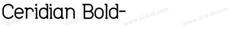 Ceridian Bold字体转换